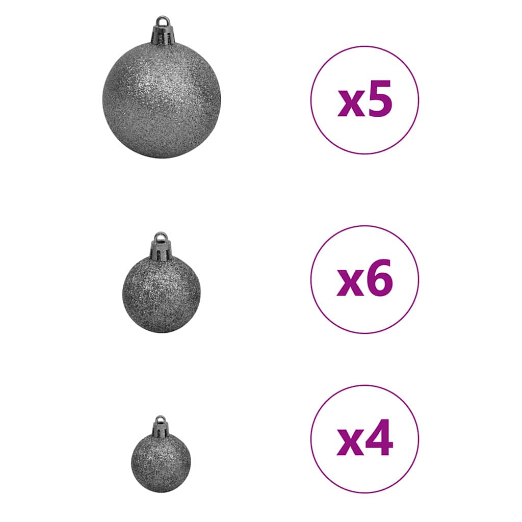 Kunstmatige slanke kerstboom met 150 LED Groen 120 cm