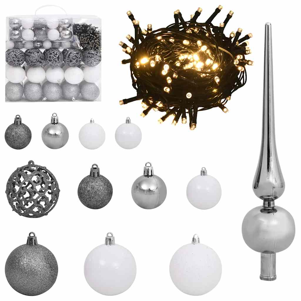 Kunstkerstboom Groen 66 x 66 x 150 cm PVC en Plastic en Staal