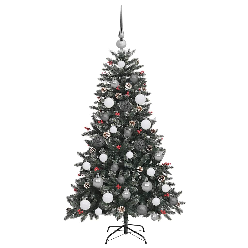 Kunstkerstboom Groen 68 x 68 x 120 cm PVC en Plastic en Staal
