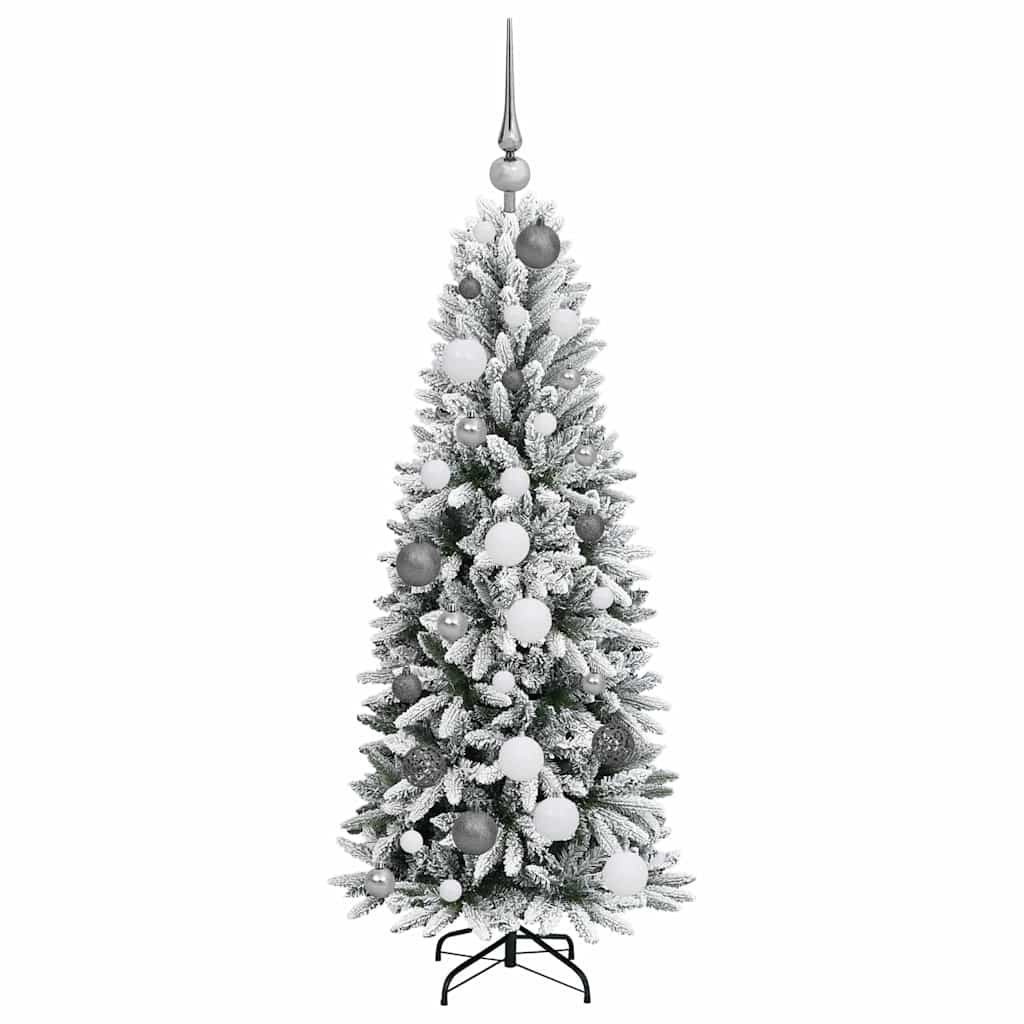 Kunstkerstboom met 150 LED met standaard Wit 53 x 53 x 120 cm