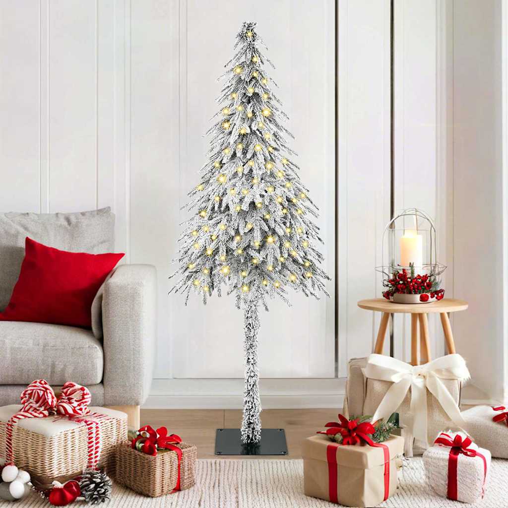 Kerstboom met 150 LED met standaard Wit 150 cm PE en staal
