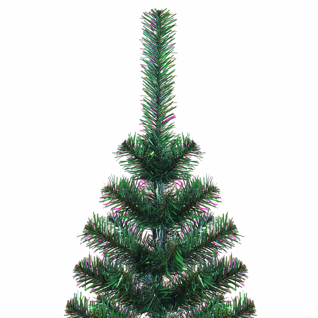 Kunstmatig Voorverlicht Kerstboom Groen 180 cm PVC en Metaal