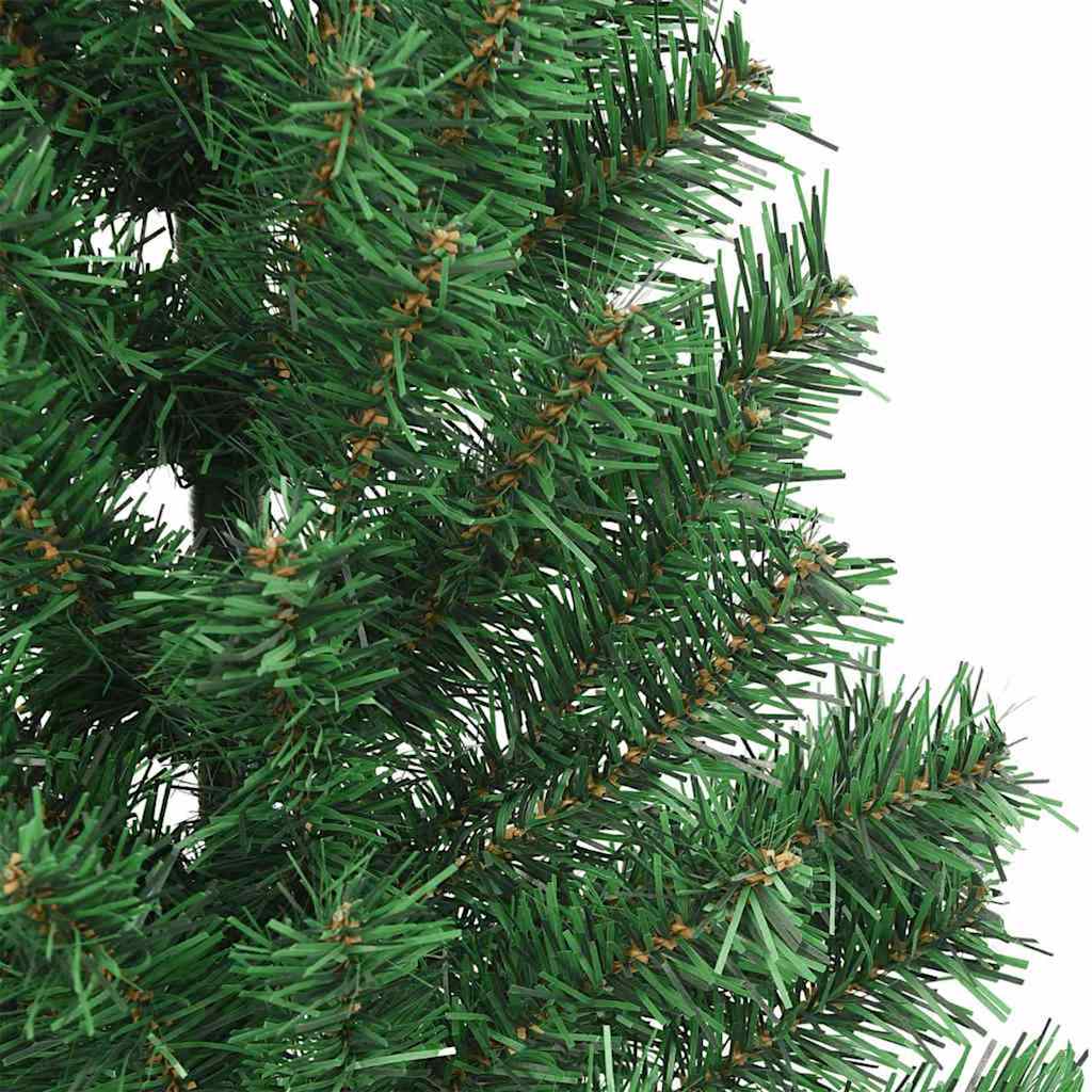 Kunstmatig Voorverlicht Kerstboom met 300 LED Groen 180 cm PVC