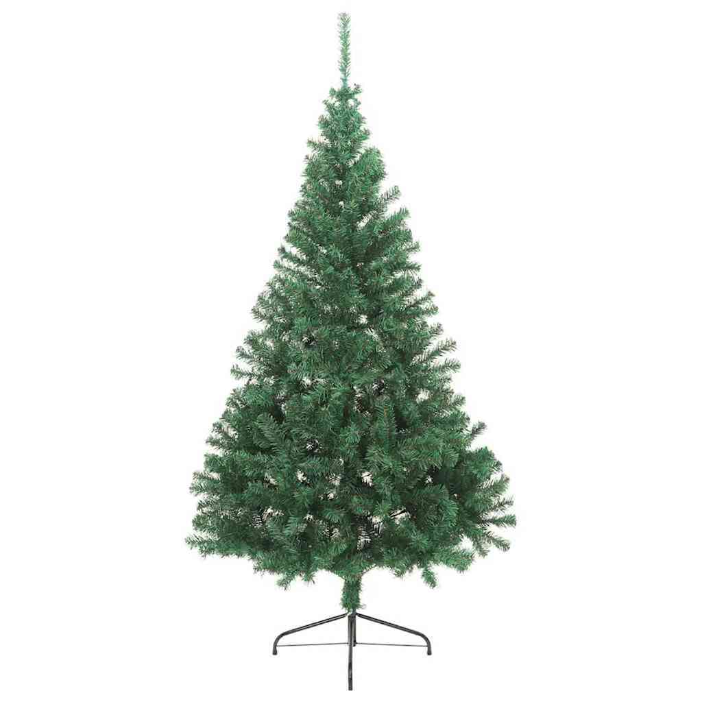 Kunstmatig Voorverlicht Kerstboom met 300 LED Groen 180 cm PVC
