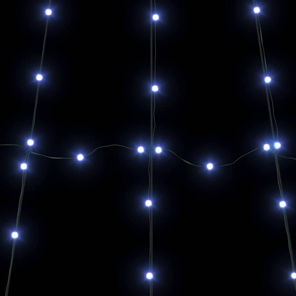 LED Kerstboom met 112 LED met grondpennen Blauw 182 cm Metaal