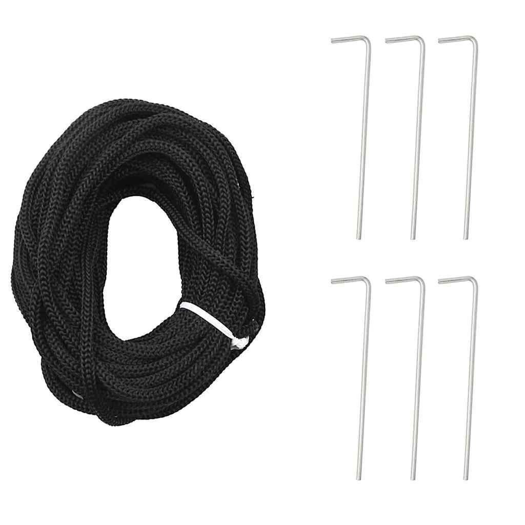 LED Kerstboom met 390 LED met grondpennen Koudwit 250 cm IJzer