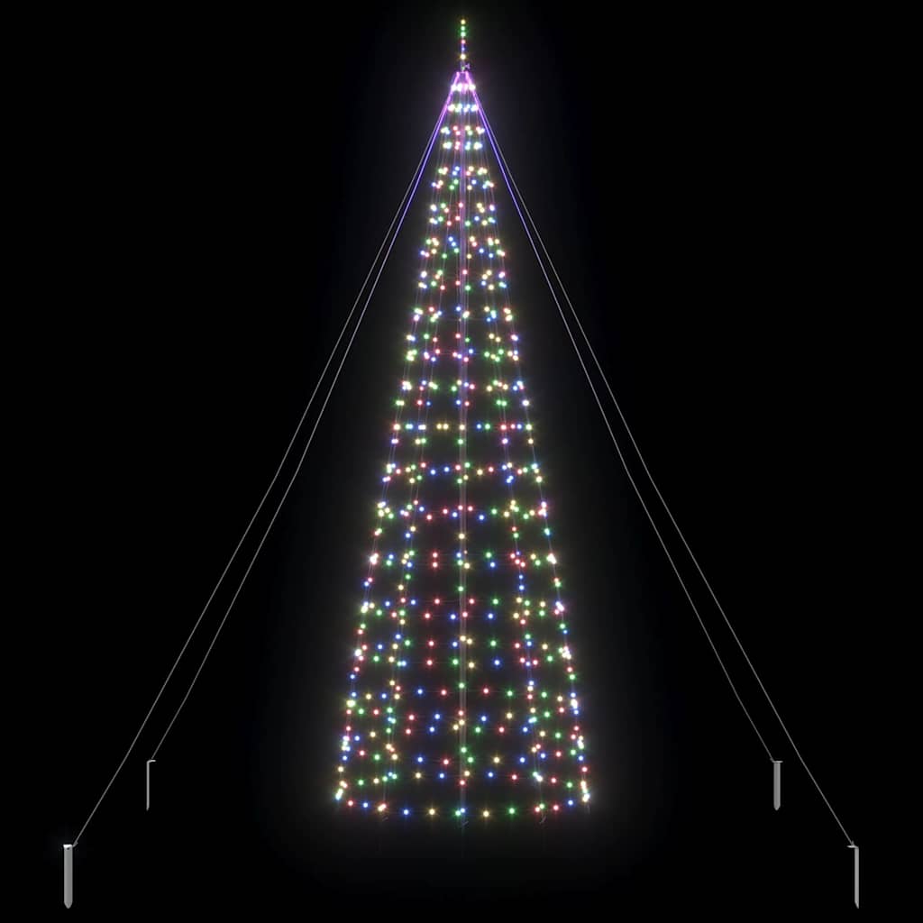 LED Kerstboom met 800 LED Multikleur 400 cm IJzer