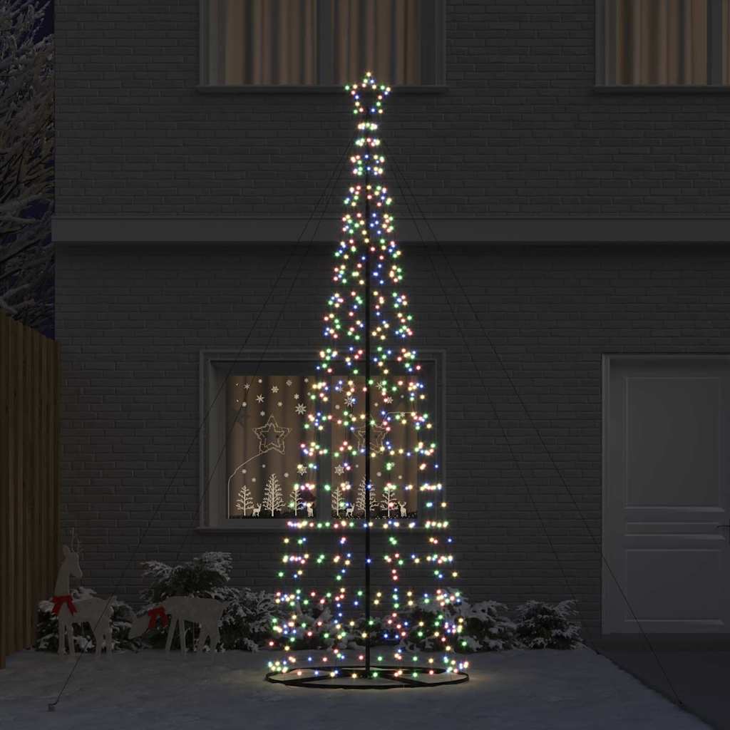 LED Kerstboom met 800 LED met standaard Multikleur 400 cm IJzer