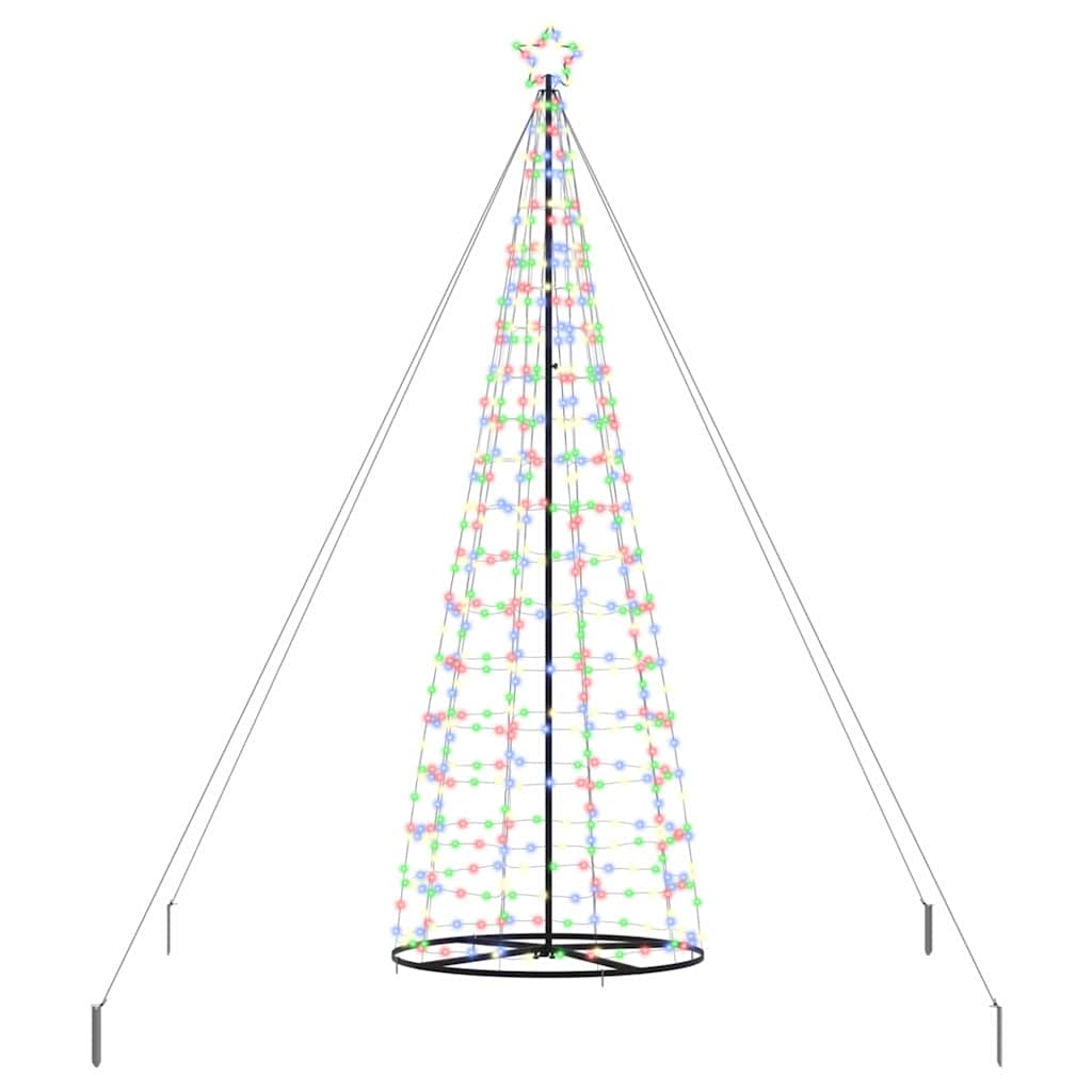LED Kerstboom met 800 LED met standaard Multikleur 400 cm IJzer