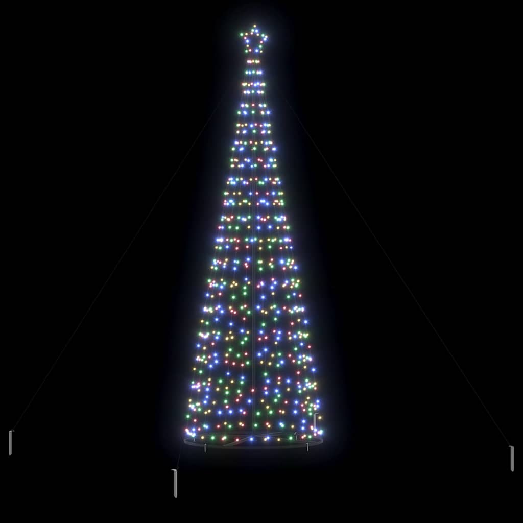 LED Kerstboom met 800 LED met standaard Multikleur 400 cm IJzer
