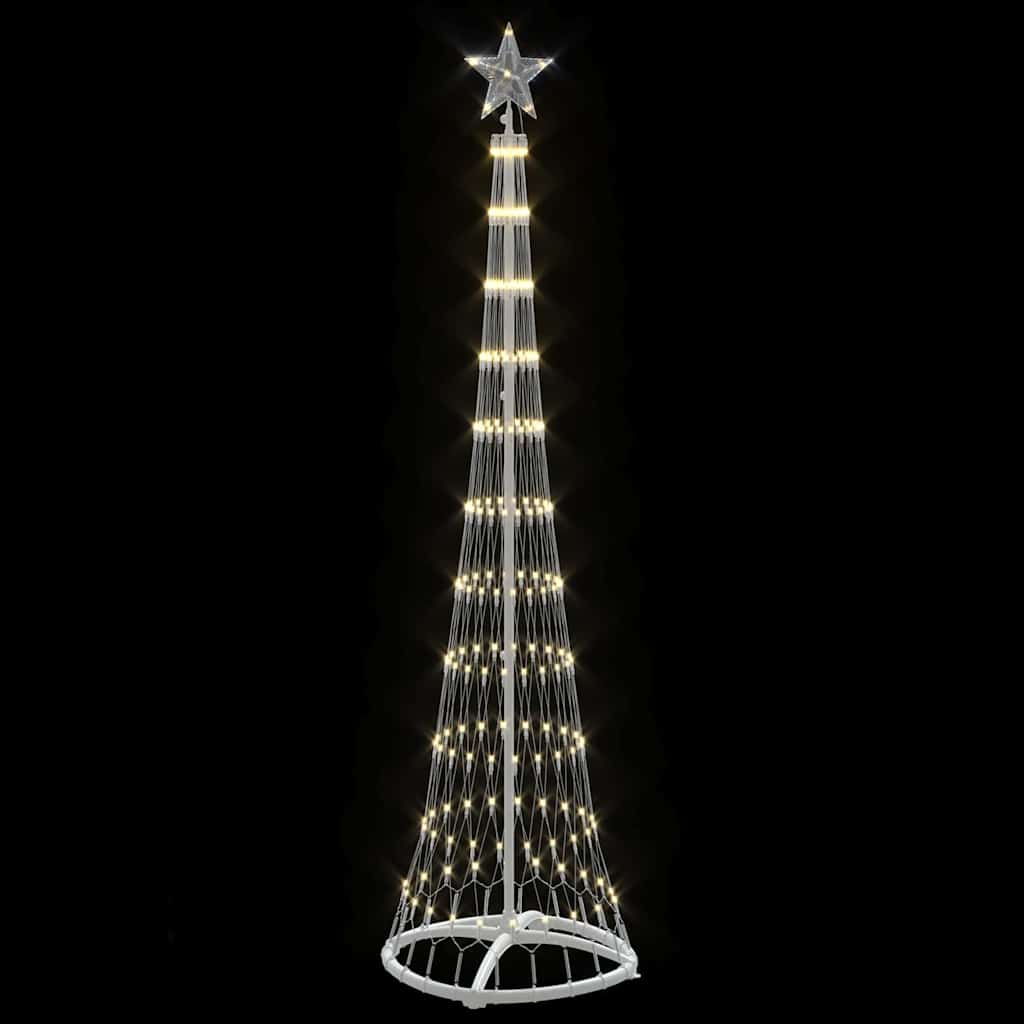 LED Kerstboom met 230 LED Warmwit 51 x 51 x 190 cm Metaal
