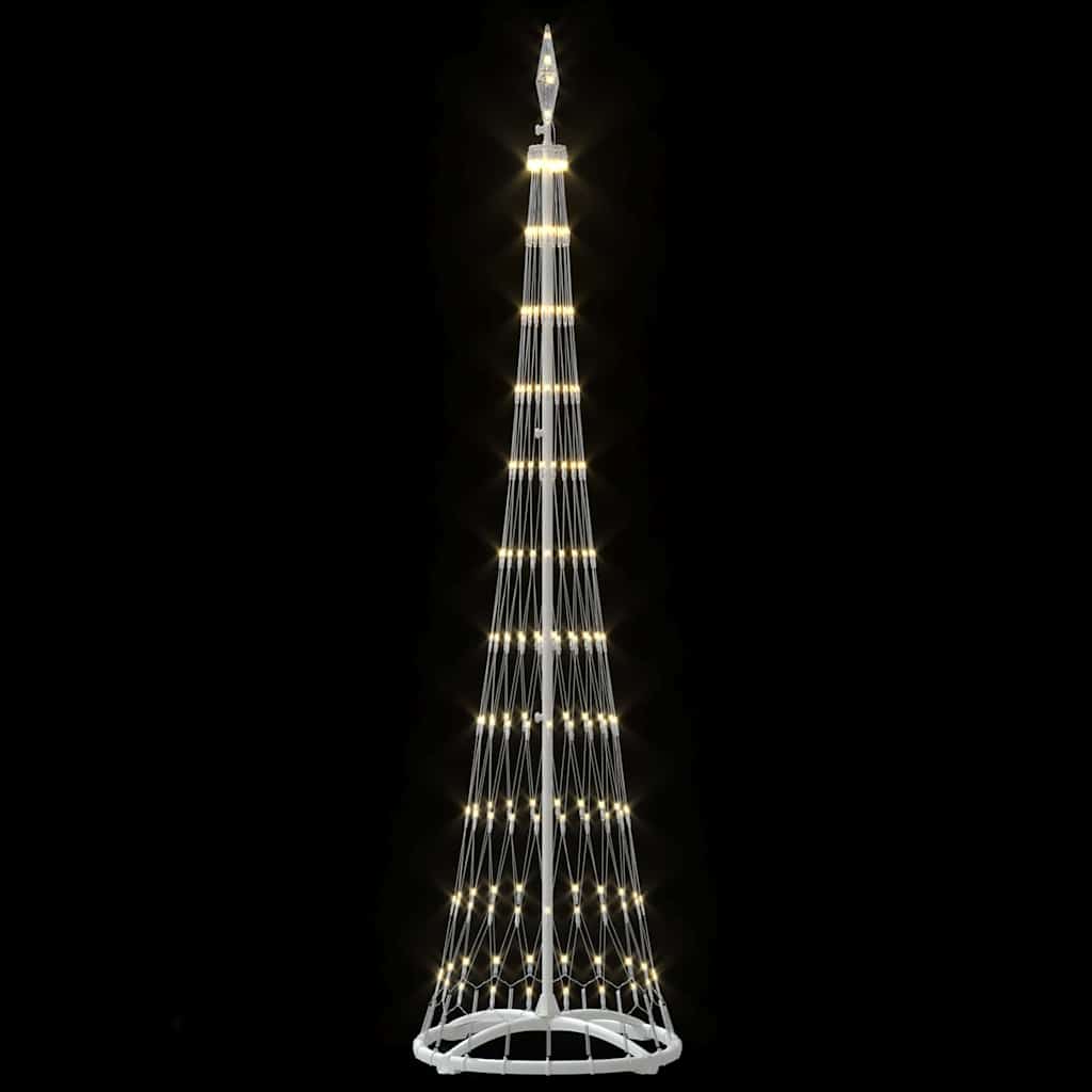LED Kerstboom met 230 LED Warmwit 51 x 51 x 190 cm Metaal