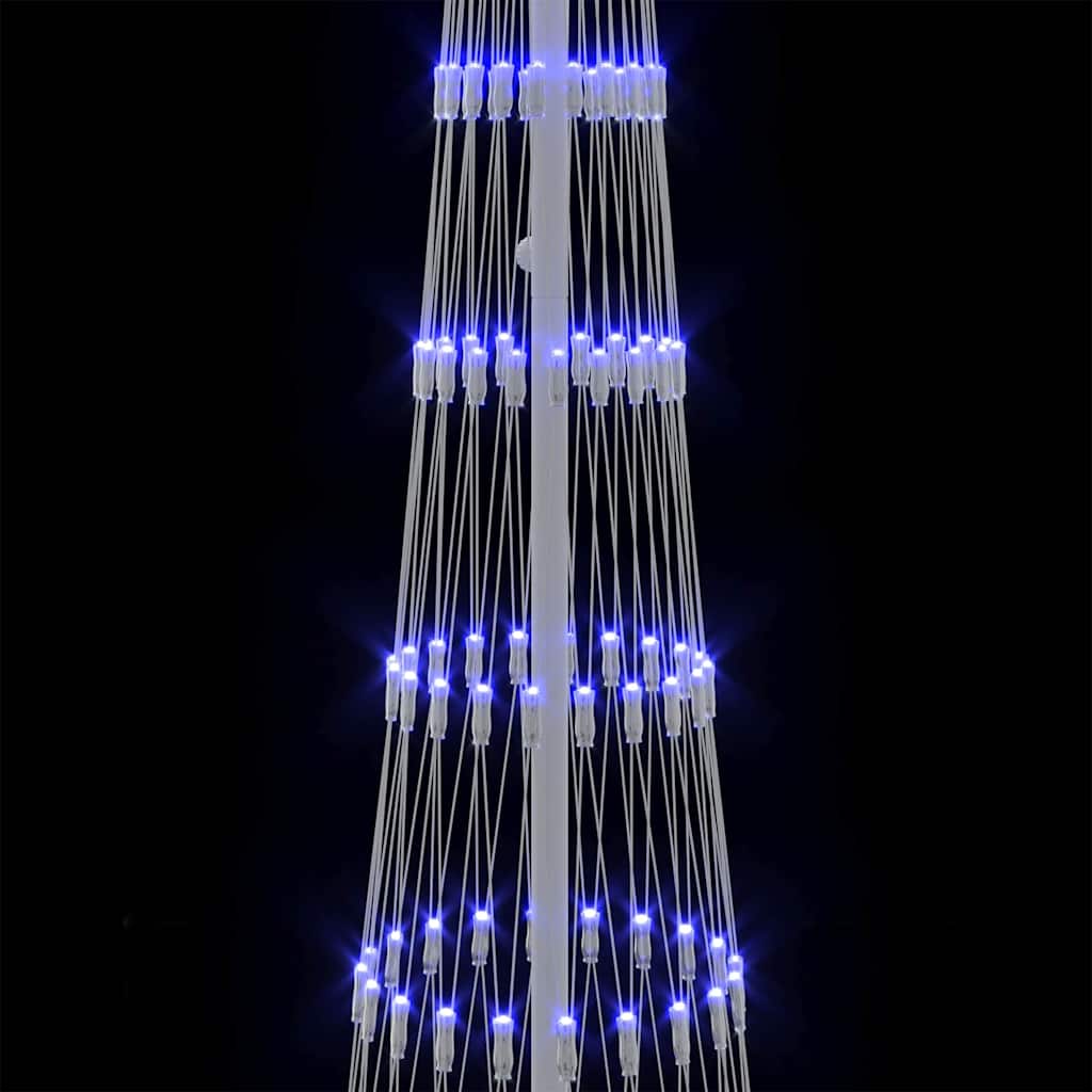 LED Kerstboom met 290 LED Blauw 70 x 70 x 250 cm Metaal