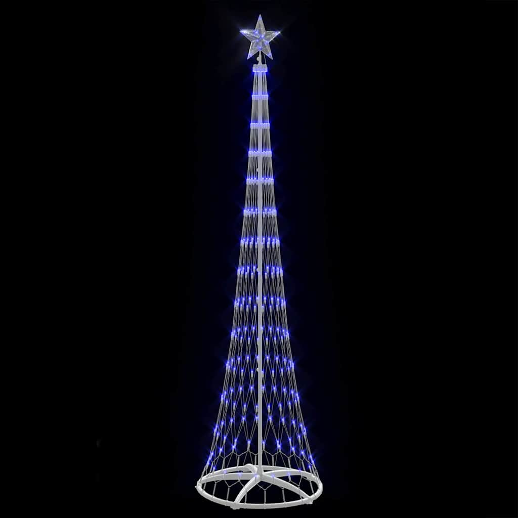 LED Kerstboom met 290 LED Blauw 70 x 70 x 250 cm Metaal