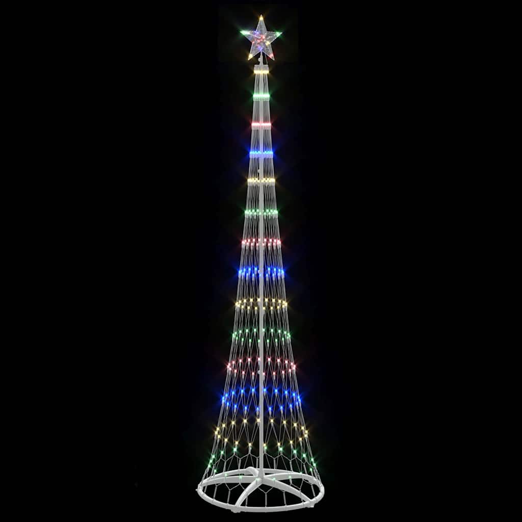 LED Kerstboom met 290 LED Multikleur 70 x 70 x 250 cm Metaal