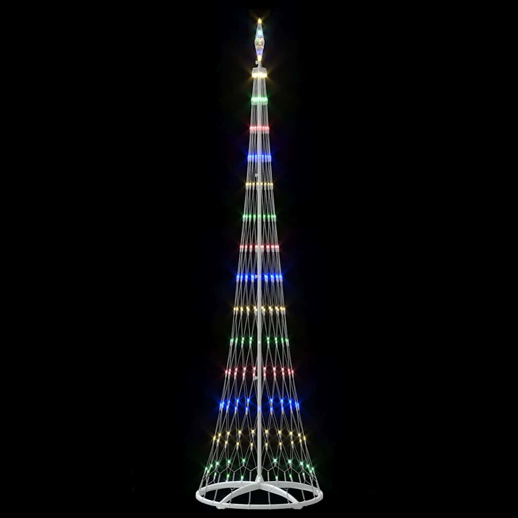 LED Kerstboom met 290 LED Multikleur 70 x 70 x 250 cm Metaal