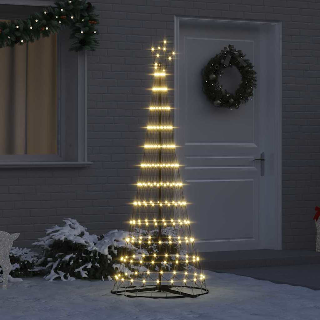 LED Kerstboom met 230 LED Warmwit 71 x 71 x 184.5 cm Metaal