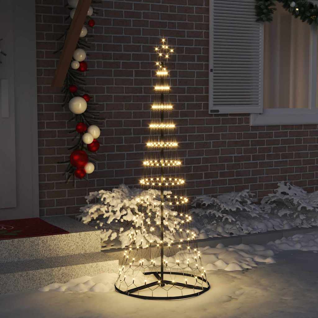 LED Kerstboom met 230 LED Warmwit 71 x 71 x 184.5 cm Metaal