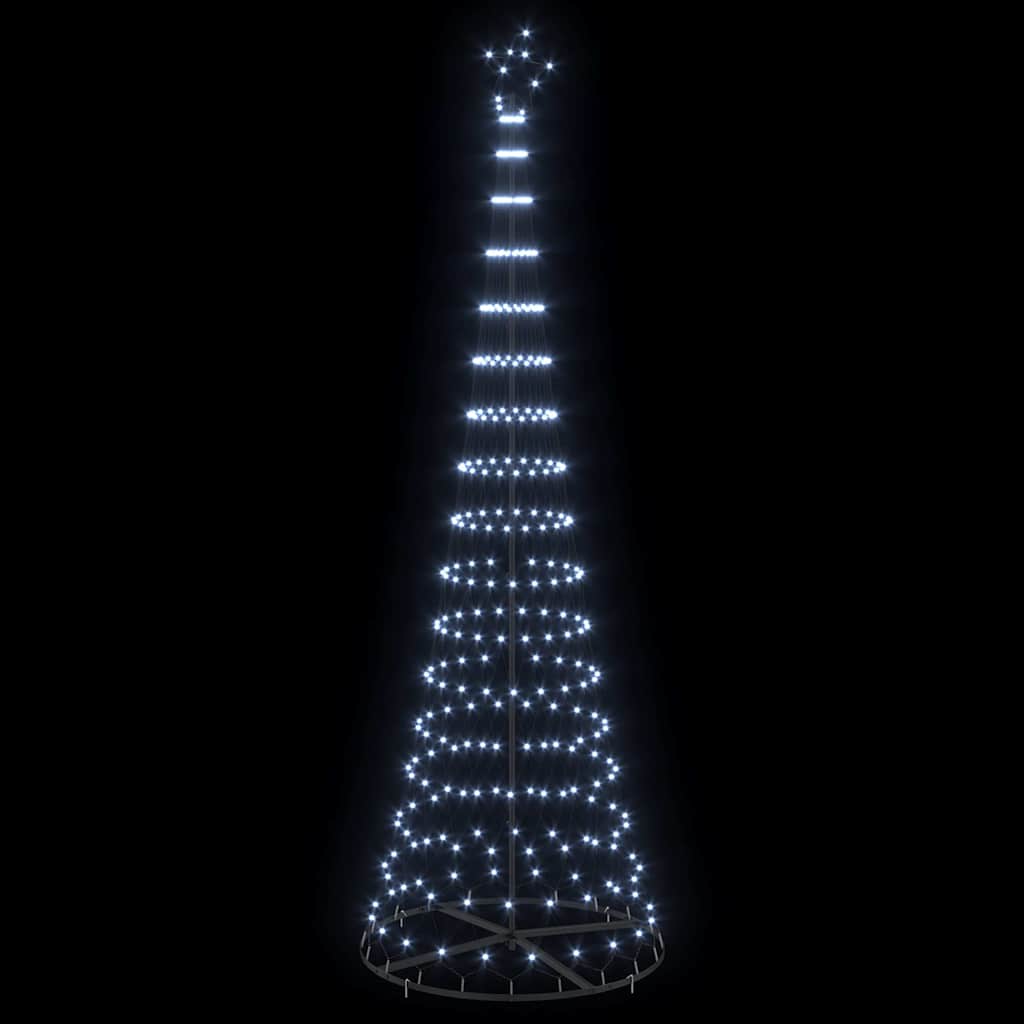 LED Kerstboom Koudwit 100.5 x 100.5 x 302.5 cm Metaal