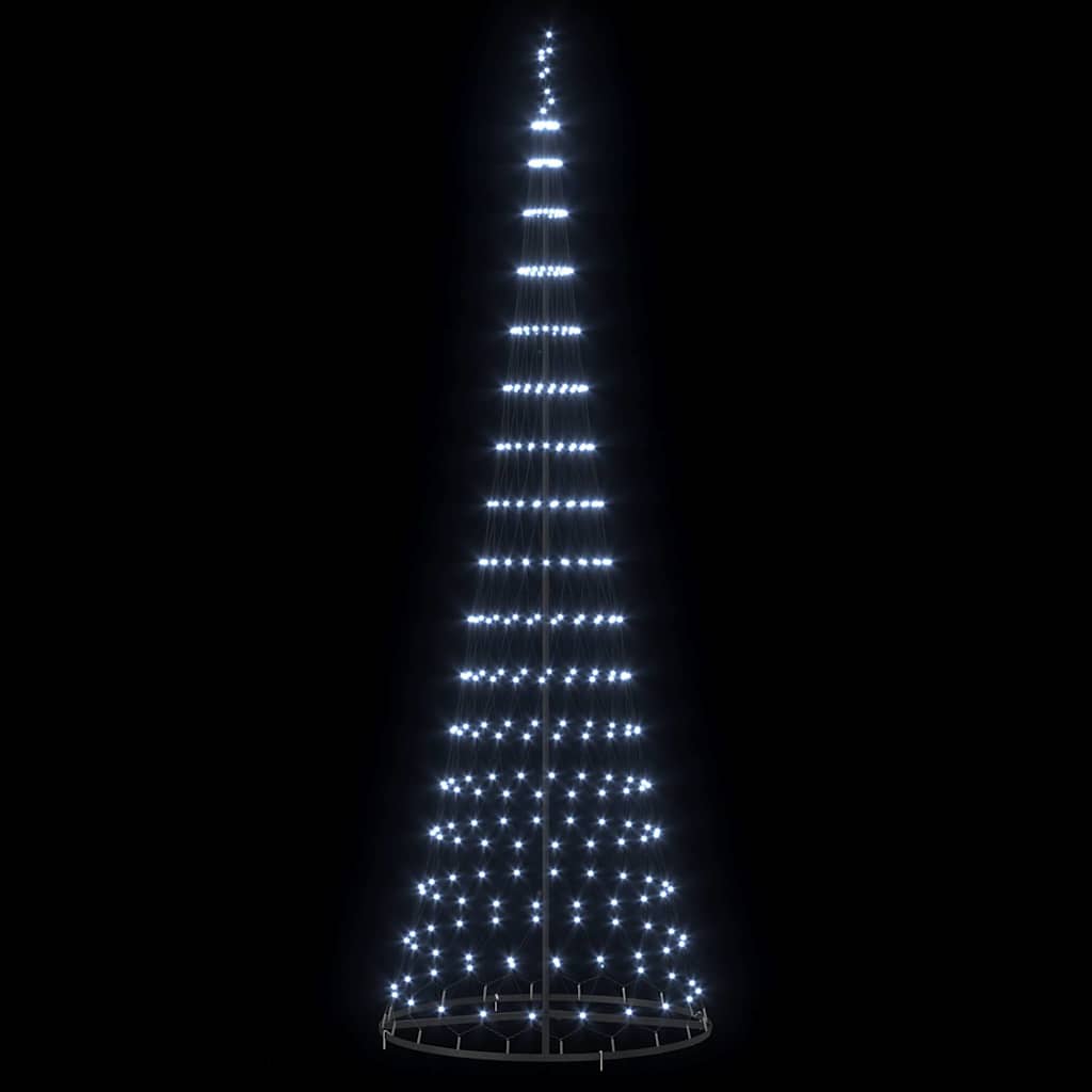 LED Kerstboom Koudwit 100.5 x 100.5 x 302.5 cm Metaal