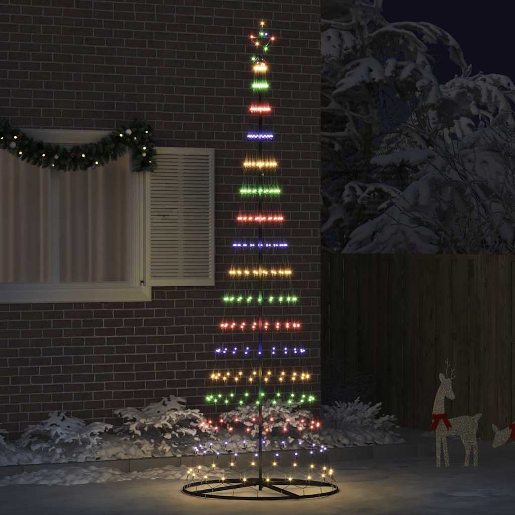 LED Kerstboom Multikleur 100.5 x 100.5 x 302.5 cm Metaal
