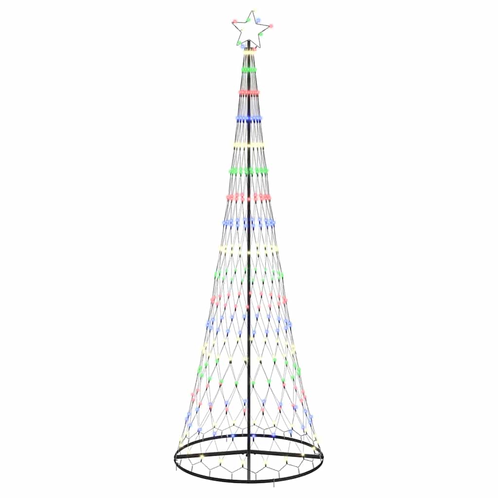 LED Kerstboom Multikleur 100.5 x 100.5 x 302.5 cm Metaal