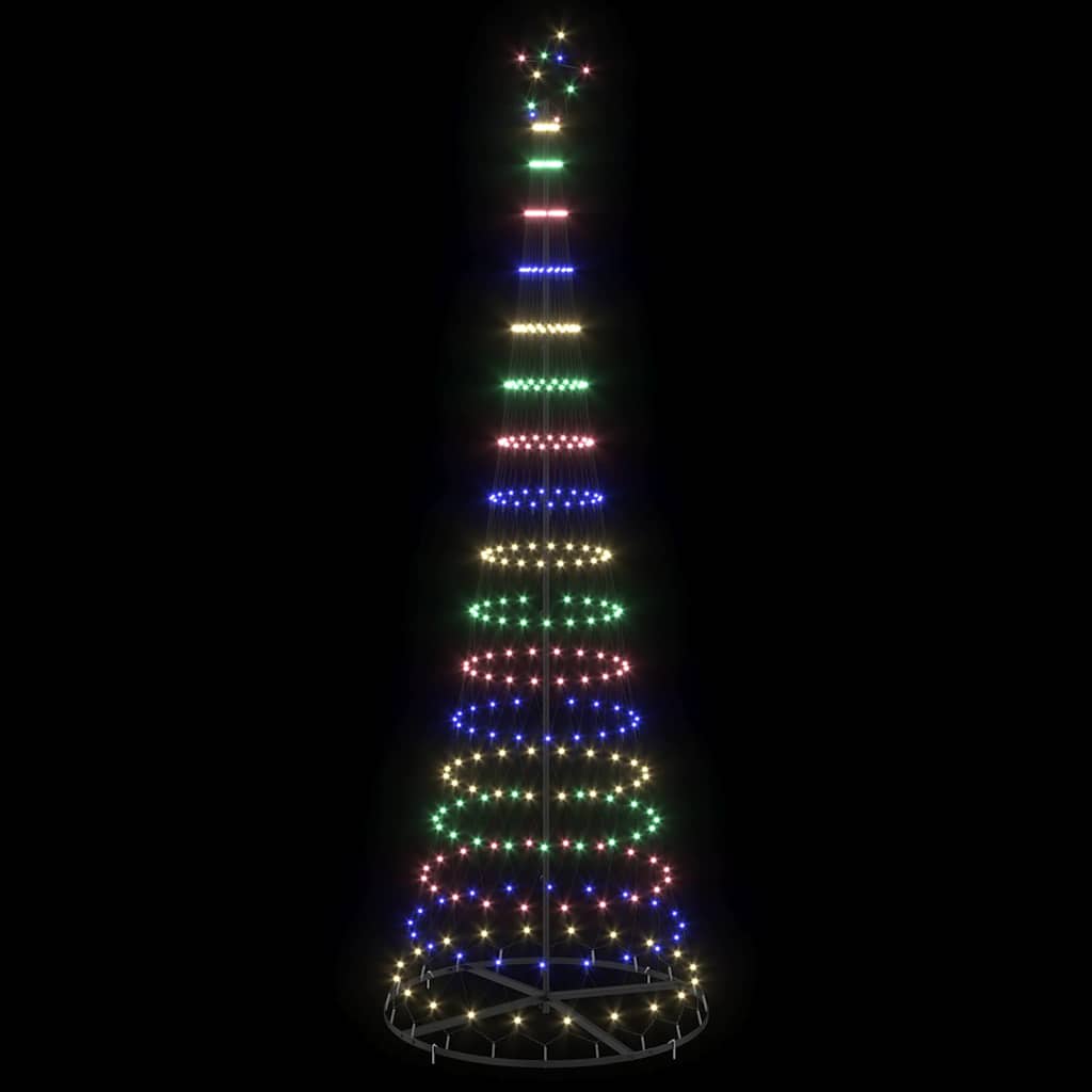 LED Kerstboom Multikleur 100.5 x 100.5 x 302.5 cm Metaal