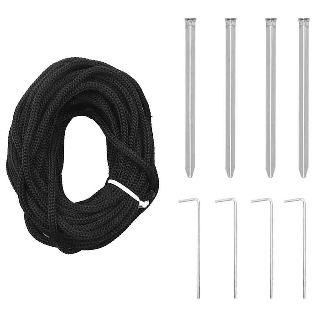 LED Kerstboom met 550 LED Multikleur 160 x 160 x 500 cm Metaal