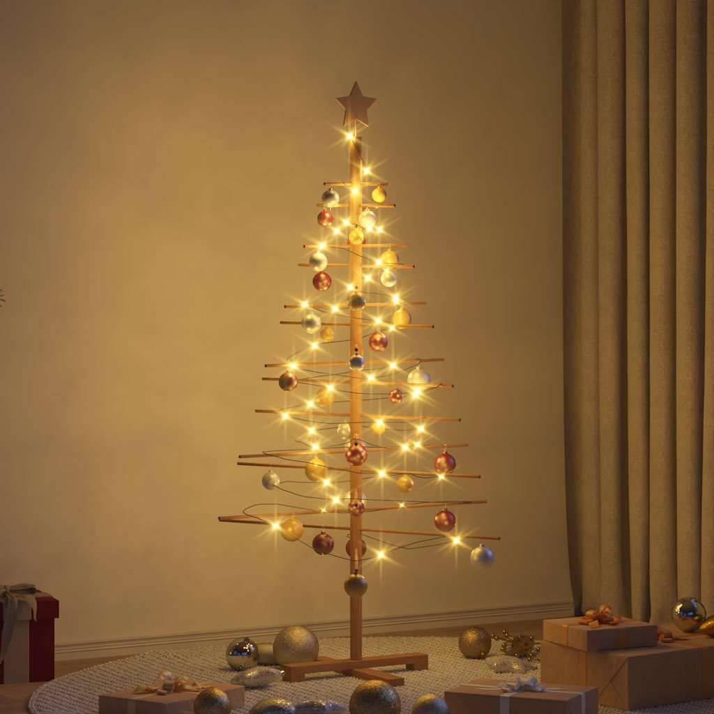 Houten Kerstboom Met Standaard Bamboe 150 cm Bruin