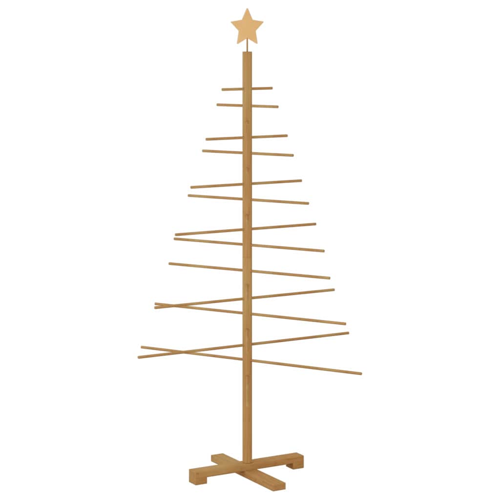 Houten Kerstboom Met Standaard Bamboe 150 cm Bruin