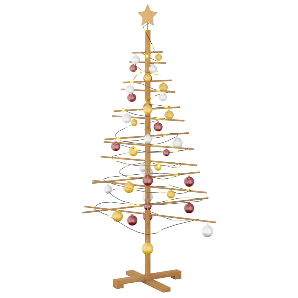 Houten Kerstboom Met Standaard Bamboe 150 cm Bruin