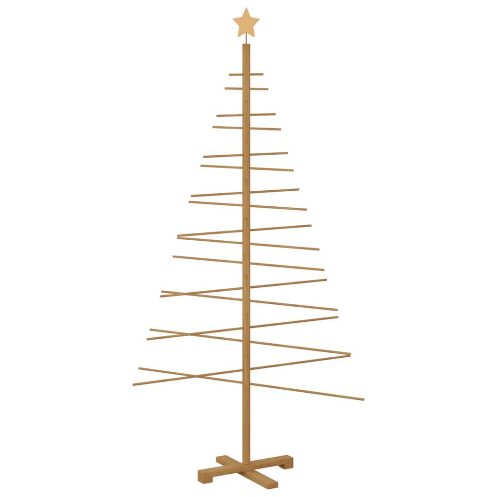Houten Kerstboom Met Standaard Bamboe 180 cm Bruin