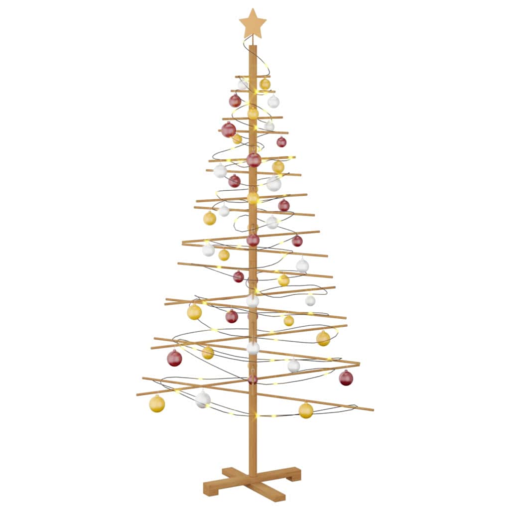 Houten Kerstboom Met Standaard Bamboe 180 cm Bruin