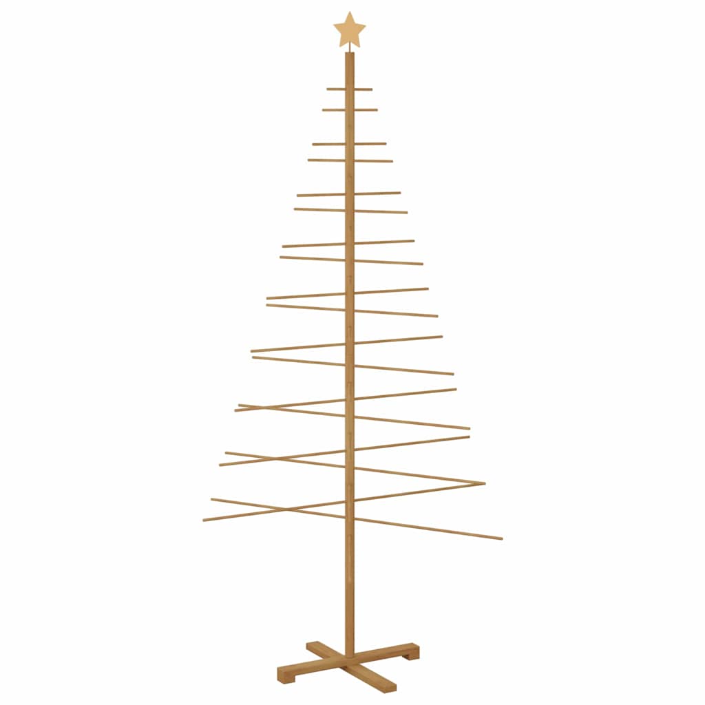 Houten Kerstboom Met Standaard Bamboe 210 cm Bruin