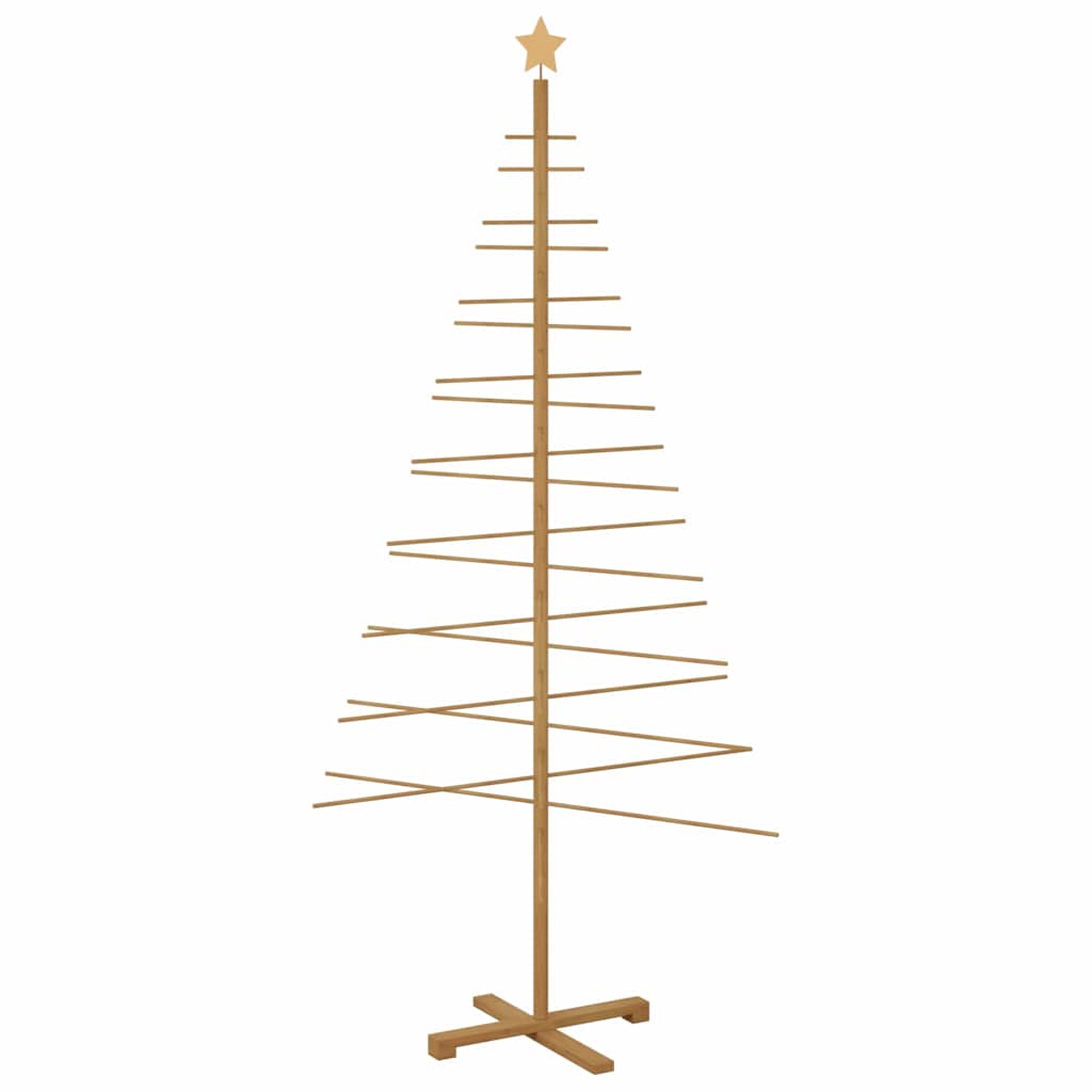 Houten Kerstboom Met Standaard Bamboe 210 cm Bruin