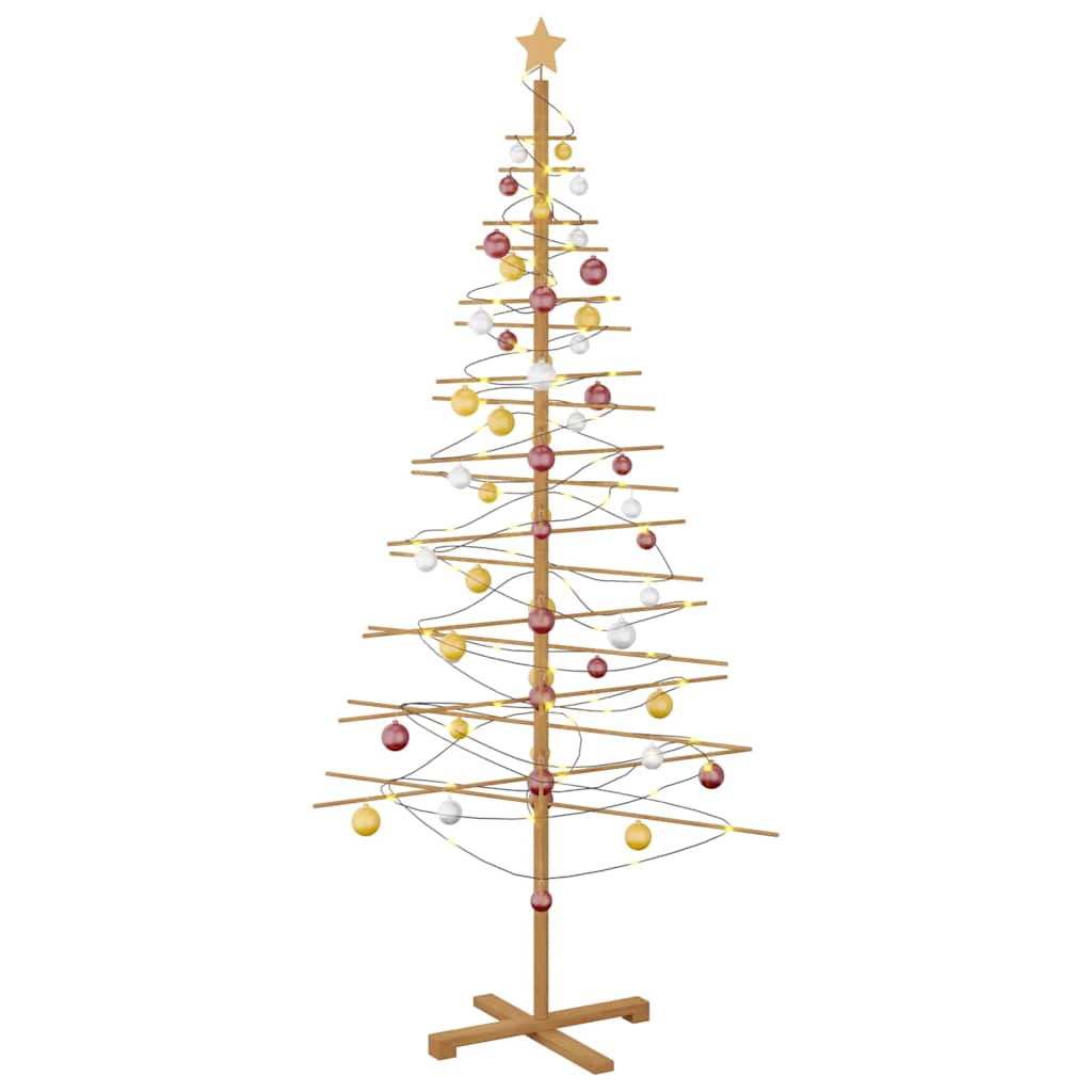 Houten Kerstboom Met Standaard Bamboe 210 cm Bruin