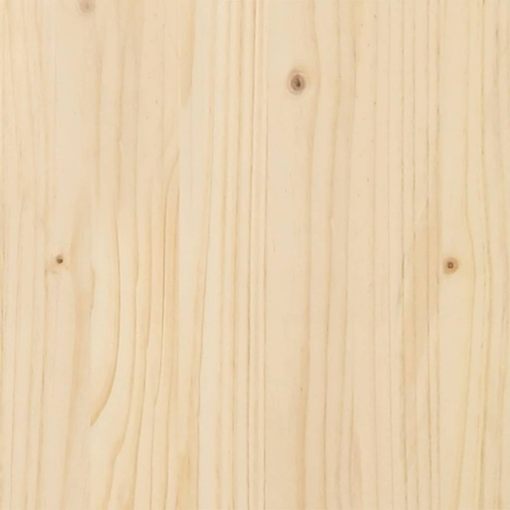 Houten kerstboom met standaard Naturel 75 cm Massief grenenhout