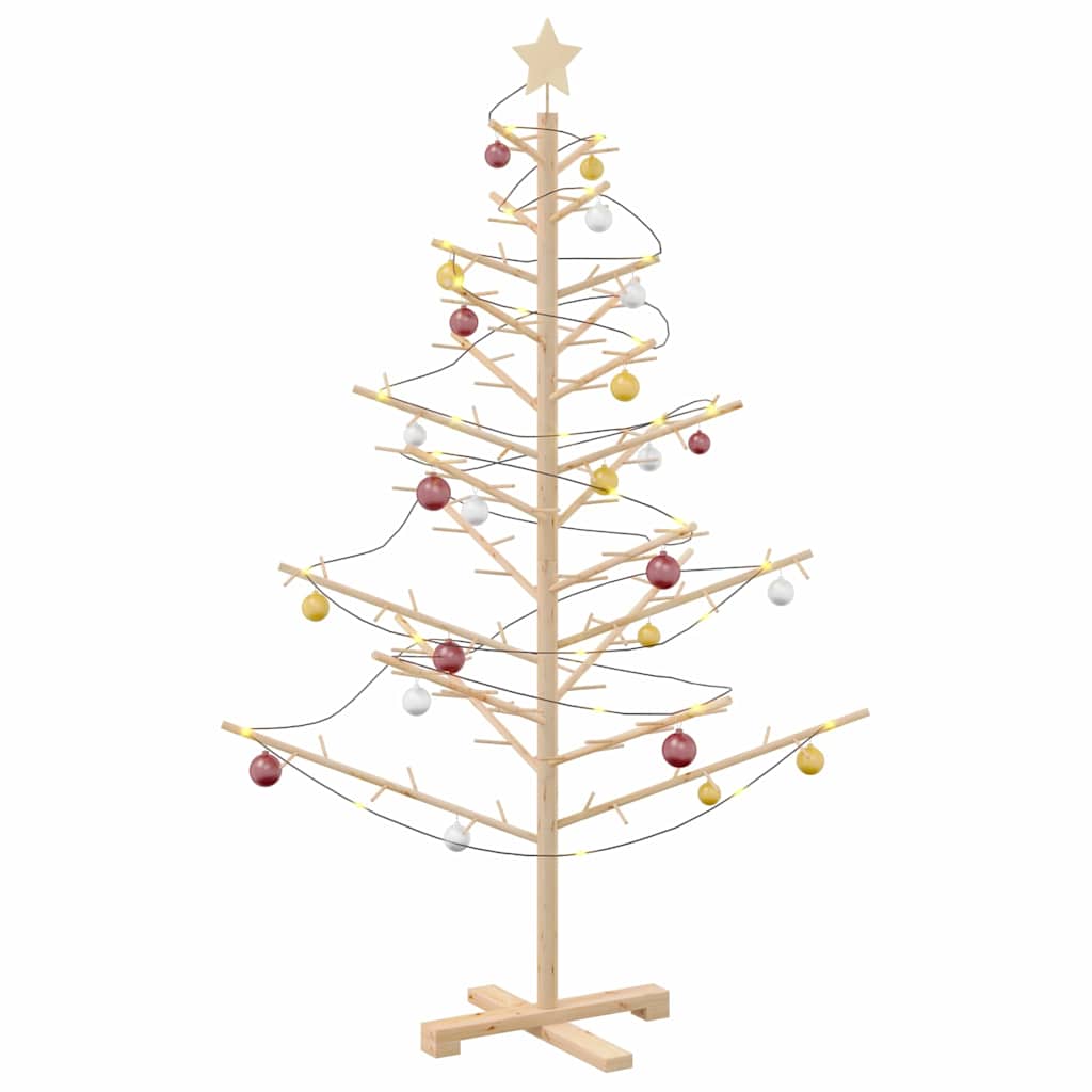Houten kerstboom Naturel 150 cm Massief grenenhout