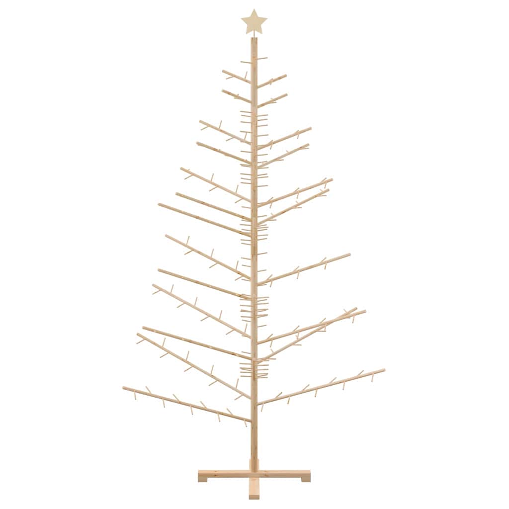 Houten kerstboom Naturel 210 cm Massief grenenhout