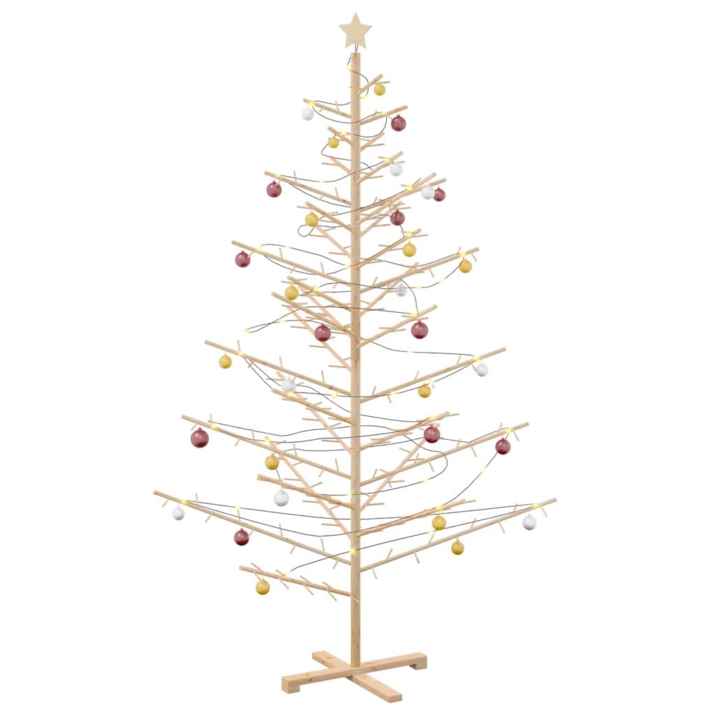 Houten kerstboom Naturel 210 cm Massief grenenhout