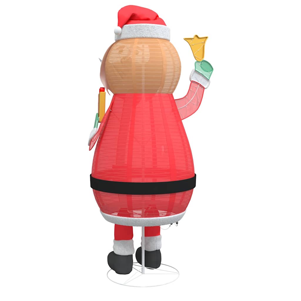 Kerstman met 200 LED Warmwit 100 x 180 cm Stof