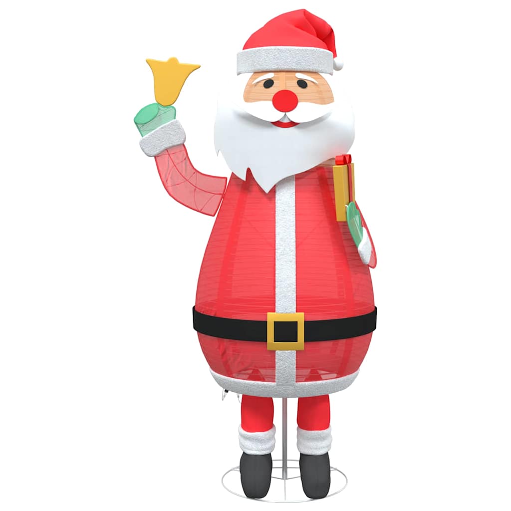 Kerstman met 200 LED Warmwit 100 x 180 cm Stof