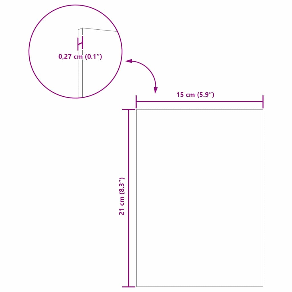 Decoratieve Panelen 12 pcs Sonoma eiken 15 x 21 x 0.3 cm