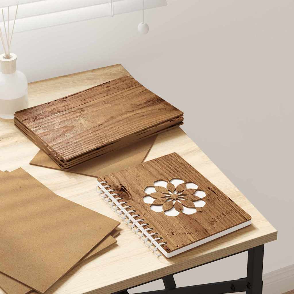 Decorpanelen 12 pcs Oud hout 21 x 30 x 0.3 cm Bewerkt hout