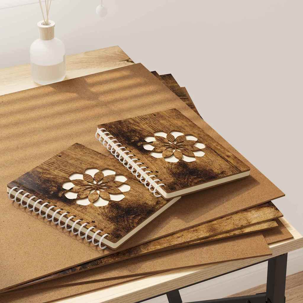 Decorpanelen 50 pcs Gerookt eiken 40 x 60 x 0.3 cm Bewerkt hout