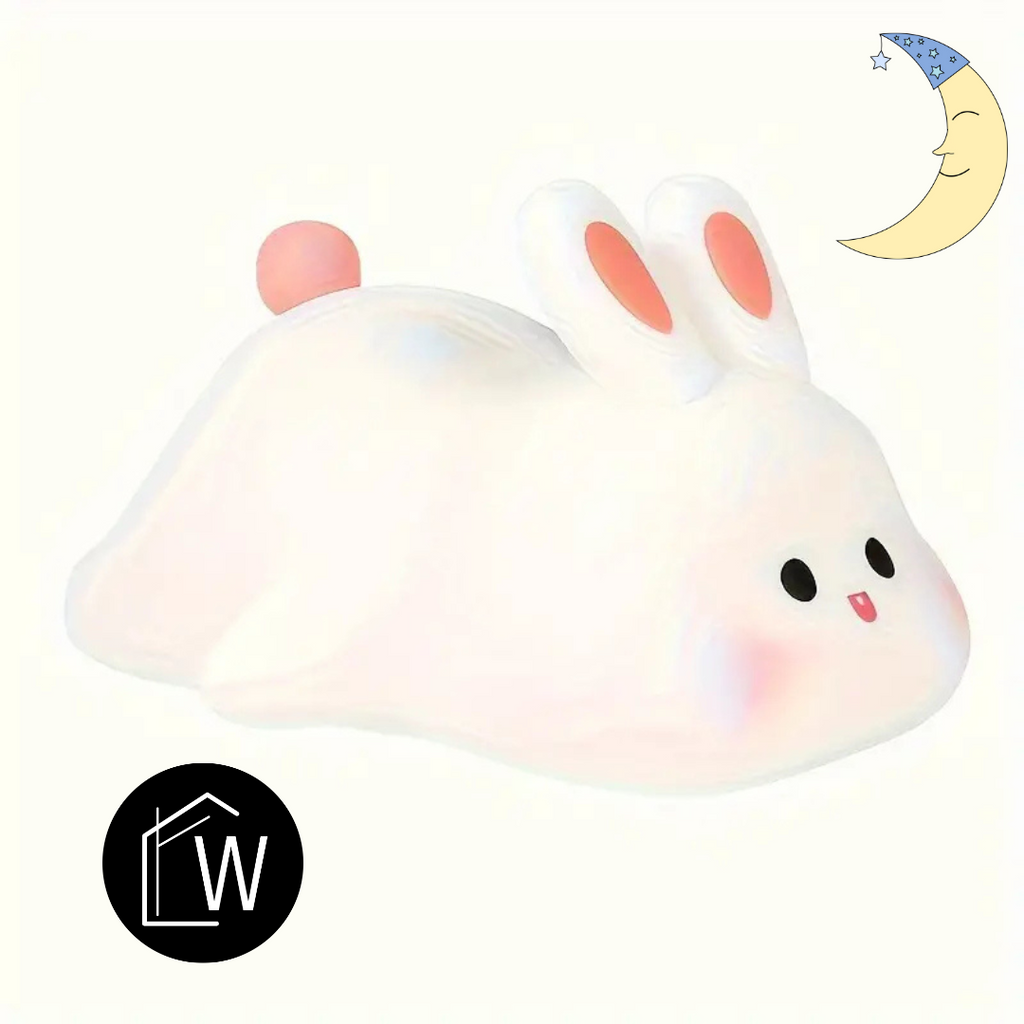 Bedlampje - Fijn Konijn 🐰 - USB oplaadbaar - Nachtlampje 🌙 - wehebbenallesinhuis.nl