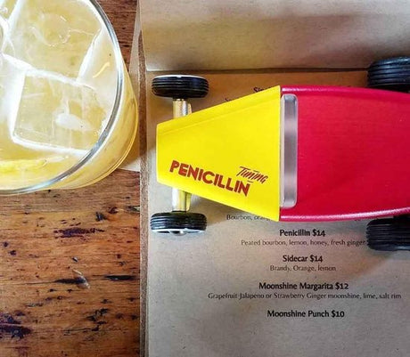 Penicillin 250 | Outlaw Low rider roadster | Candylab - Amerikaans Design Speelgoed | Prachtige Afwerking en van Massief Beukenhout