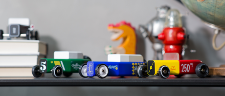 Penicillin 250 | Outlaw Low rider roadster | Candylab - Amerikaans Design Speelgoed | Prachtige Afwerking en van Massief Beukenhout