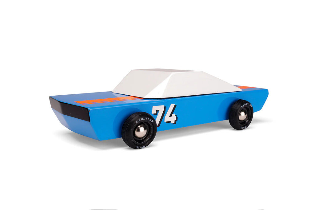 Candylab Blu74 Sportscar Houten auto Design uit USA Wehebbenallesinhuis.nl Race auto