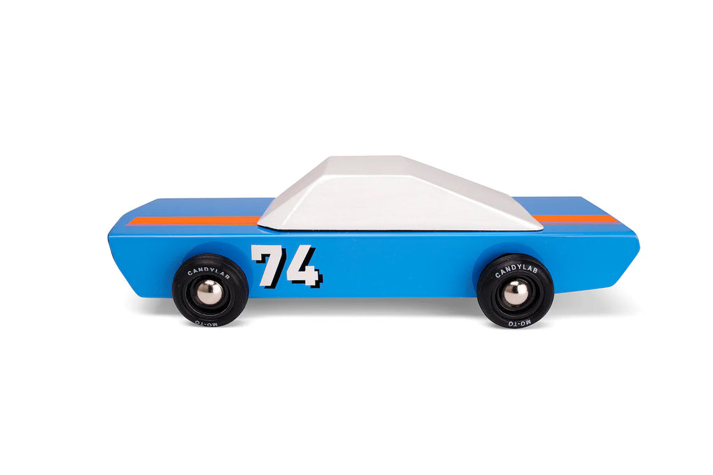 Candylab Blu74 Sportscar Houten auto Design uit USA Wehebbenallesinhuis.nl Race auto